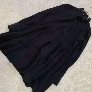 ZARA 셔츠 원피스 블랙 USA XS 깔끔 심플