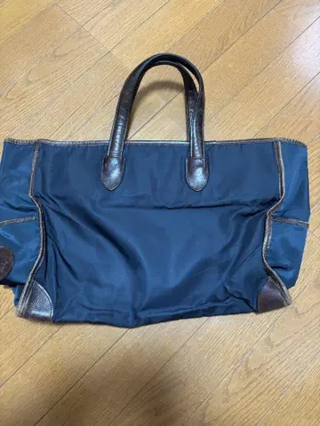 비즈니스 백 네이비 나일론 가죽