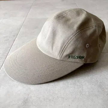 미사용급 필슨 롱 빌 제트 캡 그레이 카키 로고 자수