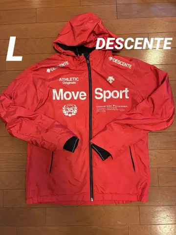 DESCENTE Move Sport 레드 자켓 L