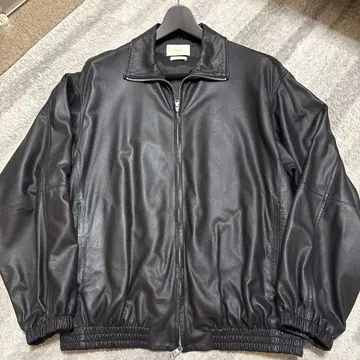 YOKE LEATHER TRAINING JACKET