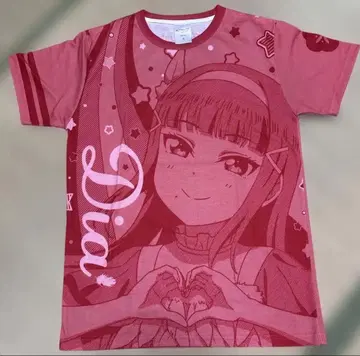 러브 라이브 선샤인 쿠로사와 다이아 드림 컬러 T셔츠