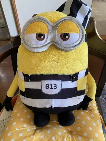 미니언 봉제 인형 죄수복 약 50cm
