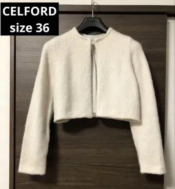 CELFORD 셀포드 결혼식 가디건 베이지 36(S) 알파카