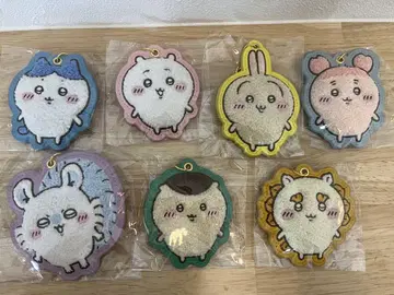 치이카와 (먼작귀) 모코모코 사가 자수 키링 7종 세트