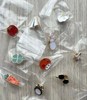 에나멜 핀즈 핀 배지 귀여운 10종 가방 백팩 네잎클로버 토토로