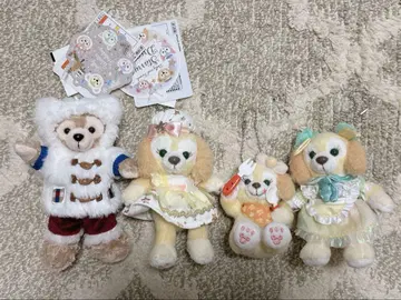 더피 더피 프렌즈 묶음 판매 봉제 인형 인형 배지