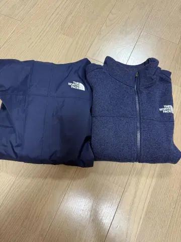 2세트 THE NORTH FACE 네이비 마운틴 후드티 L 사이즈