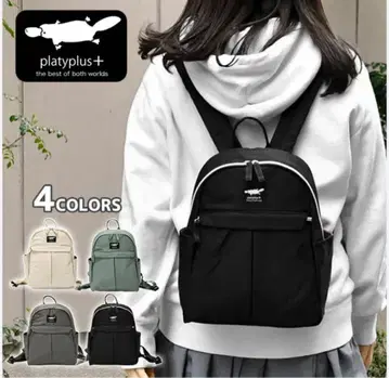 platypus+ 블랙 미디 사이즈 백팩