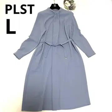[ 새상품급 ] 플라스테 PLST 셔츠 원피스 스카이블루 사이즈 L