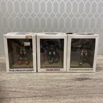 건담 피규어 3체 세트 RX-78-1 MS-06R FA-78-1