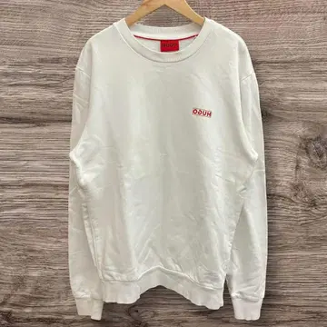 26F3 휴고보스 맨투맨 트레이닝복 화이트