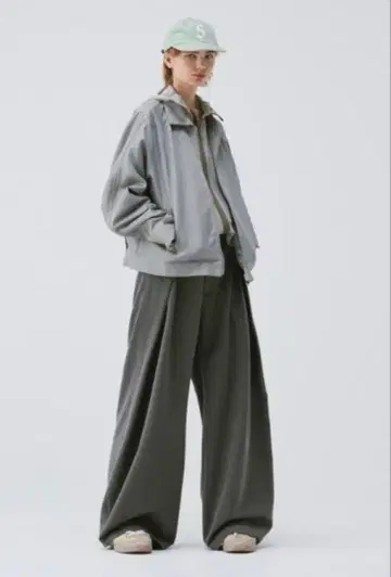 soerte 3TUCK WIDE BALLOON TROUSERS