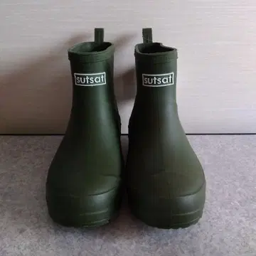 새상품 웨레그 셀렉 카키 레인부츠