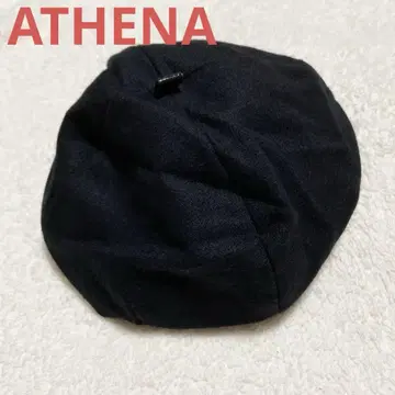 블랙 여성용 베레모 ATHENA MINERVA 일본제 아테나