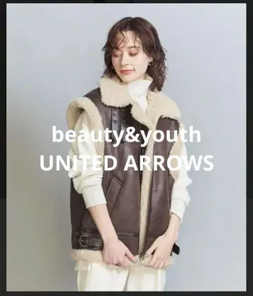 가죽 퍼 슬리브리스 자켓