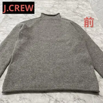 J.CREW 스웨터 울 롤넥 그레이 S 사이즈
