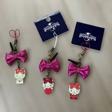 유니버설 스튜디오 재팬 헬로키티 스트랩 3개 세트