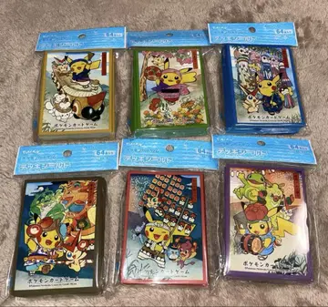포켓몬 센터 토호쿠 축제 놀이 포켓몬 카드 카드 슬리브 6종 컴프 세트