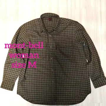 Mont-bell 울 레일 셔츠 Women's 긴팔 M 사이즈