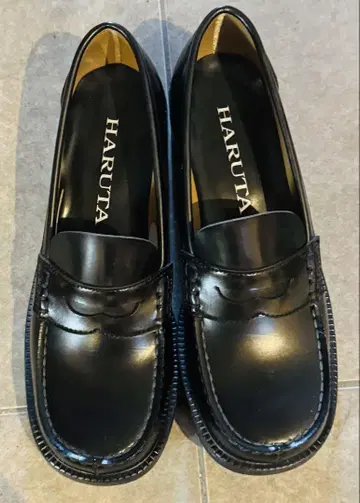 [ 미사용 ] [ 익명 배송 ] HARUTA 블랙 로퍼