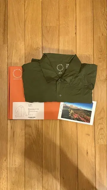 미사용 새상품 야마토미치 UL Shirt 올리브 S 사이즈