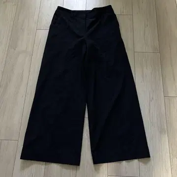 TO BE CHIC 와이드 팬츠 블랙 38