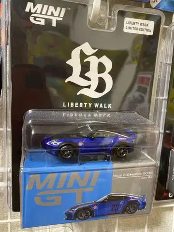 MINI GT 닛산 Z LB-WORKS 블루 한정판