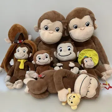 호기심 많은 조지 봉제 인형 8개 세트