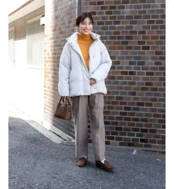 그린 다운 심리스 2WAY 자켓