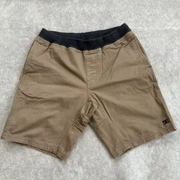 DC 숏팬츠 베이지 허리밴딩