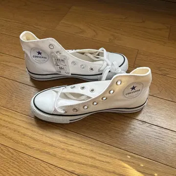 CONVERSE 화이트 하이컷 스니커즈 091