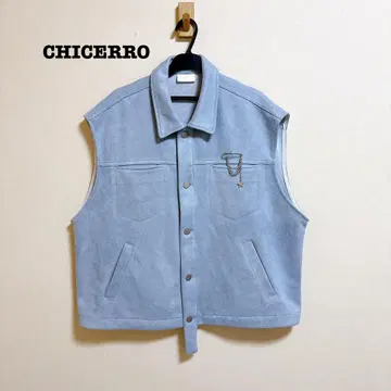 새상품급 CHICERRO 치세로 스웨이드 베스트