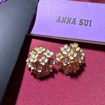 ANNA SUI 플라워 모티브 귀걸이