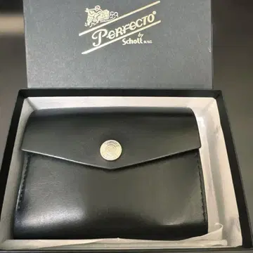 SCHOTT-PERFECT WALLET MIDIUM BLACK