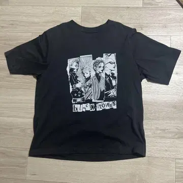 UNIQLO A*YAZAWA 블랙 T셔츠 L