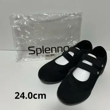 SPLENNO 댄스 신발 에어 밑창 24cm 미사용급 블랙