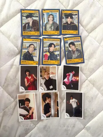 SixTONES 트레이딩 카드 스티커 묶음 판매