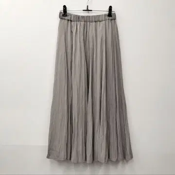 언타이틀 UNTITLED 파우더 크로스 롱 스커트