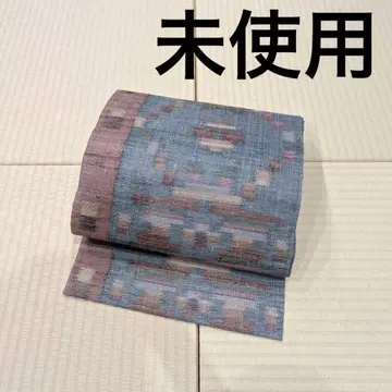 미사용  박사 기하학 문양 후쿠로 오비