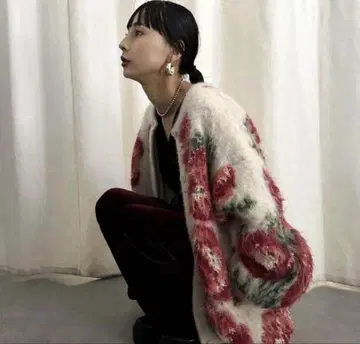 Ameri VERONICA JACQUARD KNIT CARDIGAN