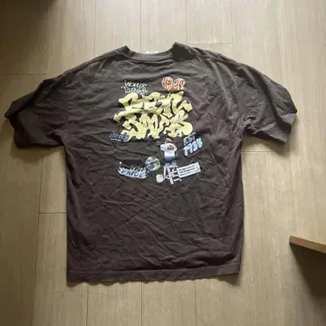 BEN DAVIS 브라운 티셔츠 M