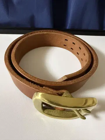 사무라이 진 더블 핑 벨트 놋쇠 도톰 38