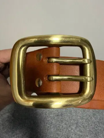 최종 가격 인하 선착순 사무라이 진 더블 핑 벨트 놋쇠 도톰 38