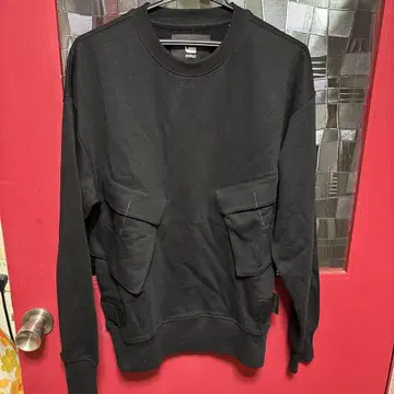 G-STAR RAW 블랙 맨투맨 트레이닝복