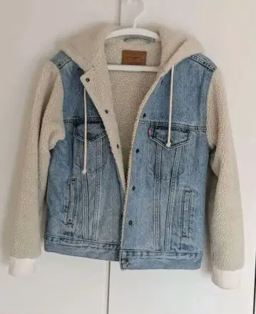 LEVI'S 데님 자켓 플리스 포함 XS
