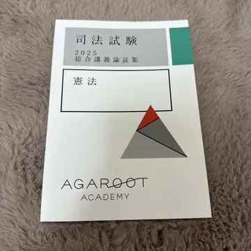 [ 미사용 새상품 ] 사법시험 아가루트 종합강의 논증집 헌법