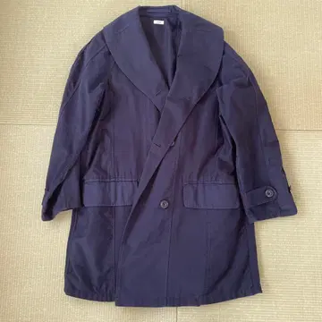 blurhms (블럼스) 네이비 더블 브레스트 스텐카라 코트