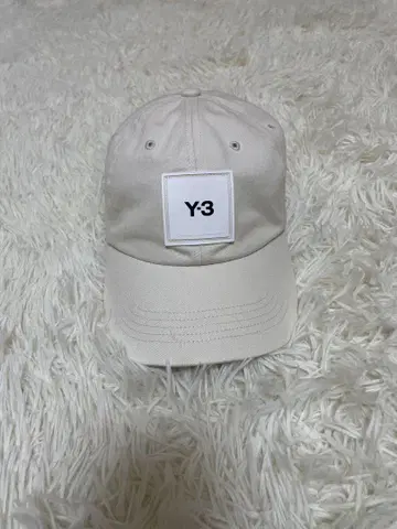 Y-3 베이지 캡 코튼 100%