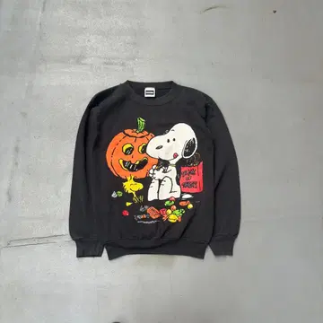 90s Peanuts USA제 할로윈 프린트 맨투맨 트레이닝복